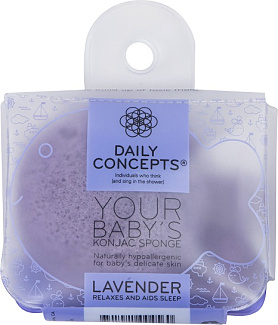 Daily Baby Fish Konjak Sponge Lavander