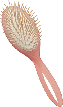 Infinito Hairbrush - Wood Pins - Cloud Pink