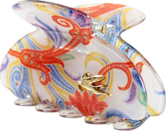 Medium Hair Clip with Pegasus