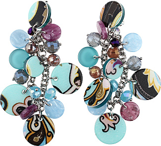 Earring With Round Charms
