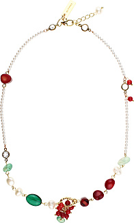 Choker With Red Balls
