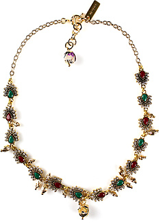 Small Decorations And Boules Necklace