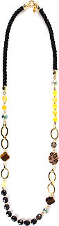 Cord Necklace With Beads