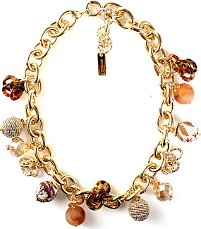 Metal Chain Choker With Boules