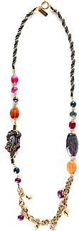 Choker With Lamй Cord