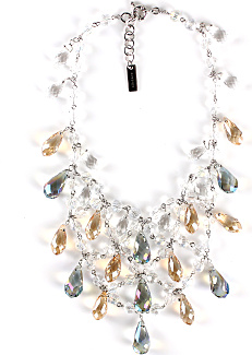 Crystal Drops Necklace
