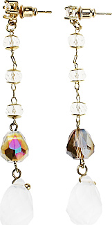 Earring With Crystal Drop