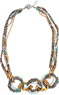 Necklace With Beaded Circles