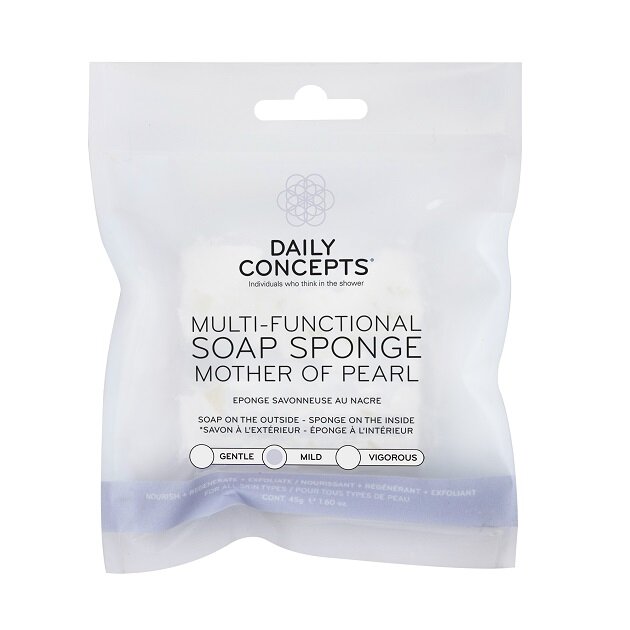 Daily Concept - Мочалка для обличчя Sponge Mother of Pearl Soap DC40S