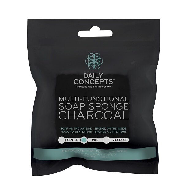 Daily Concept - Мочалка для обличчя Daily Multifunctional Charcoal Soap DC33S