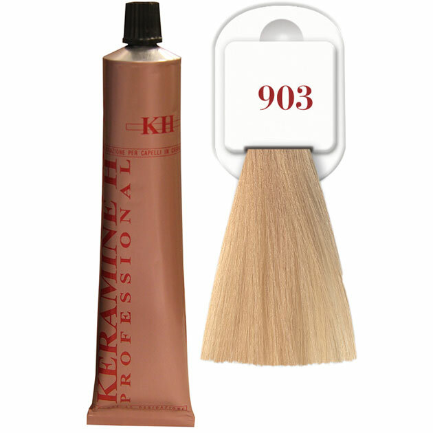 Keramine H - Суперосветляющая крем-краска Salon Haircolor Cream тон 903 золотистый 100мл 100105