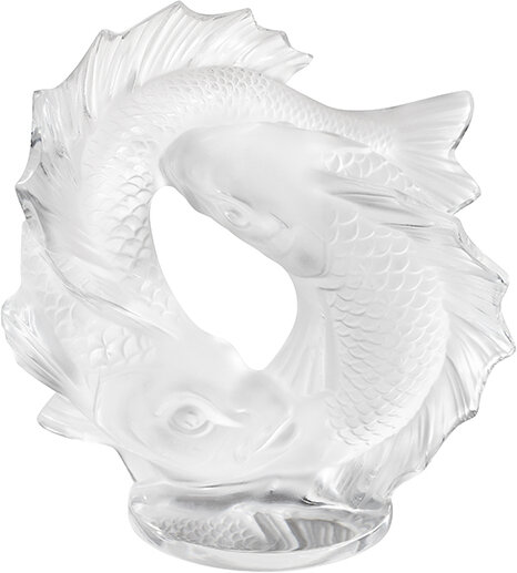 Lalique (Наші партнери) - Фігура Sculpture DOUBLE FISH SS 10672800L