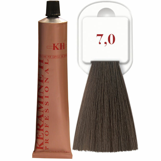 Keramine H - Крем-краска для волос Salon Haircolor Cream тон 7.0 блонд 100мл 100061