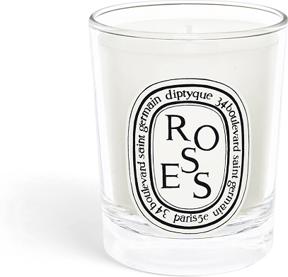 Diptyque - Мини-свеча Scented Candle Roses RO70V