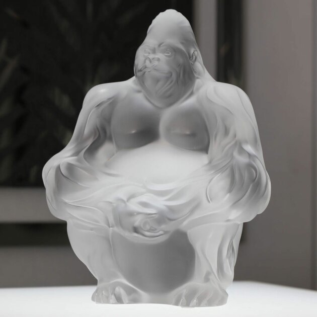 Lalique (Наші партнери) - Статуетка Sculptures GORILLA 10600100L
