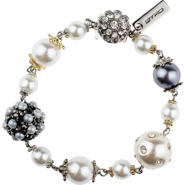Etro accessories - Браслет Simple Pearl Bracelet With Boules C534429402FW21