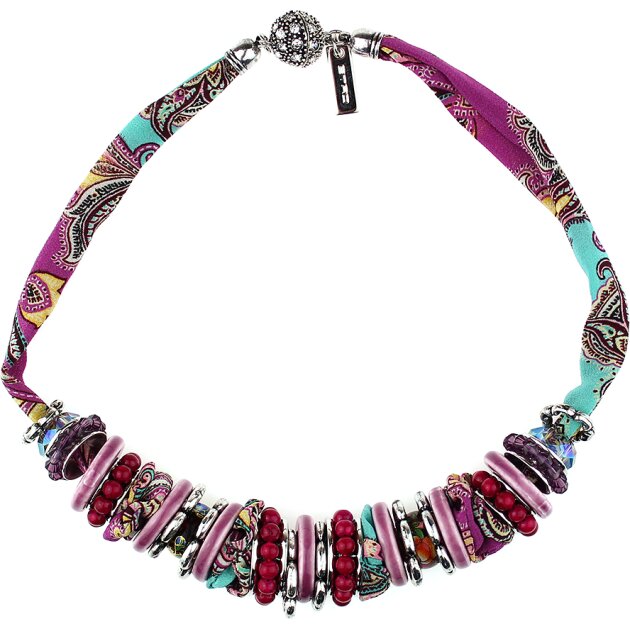 Etro accessories - Кольє Multi-Stand Beads Choker with Paisley C542083502SS19