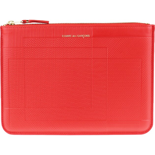 Comme des Garcons Accessories - Гаманець Intersection Lines Wallet RED SA5100LSRED