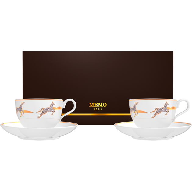 Memo Paris - Набір Irish Leather - Tea cups MMBGTCIL