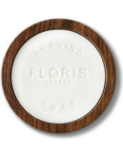 The Gentleman Floris No.89 Shaving Soap in a Wooden Bowl