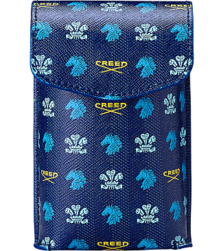 Travelling Pouch Hip Flask Blue 