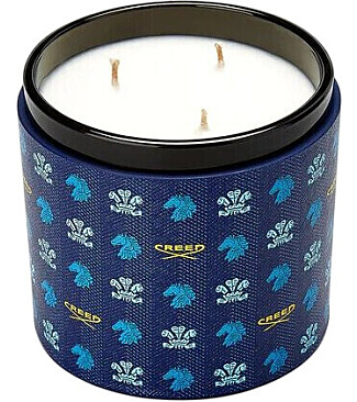 Birmanie Oud Blue Leather Candle