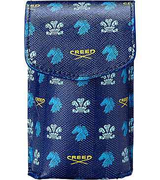 Travelling Pouch Hip Flask Blue 