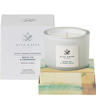 White Fig & Cederwood-Scented Candle