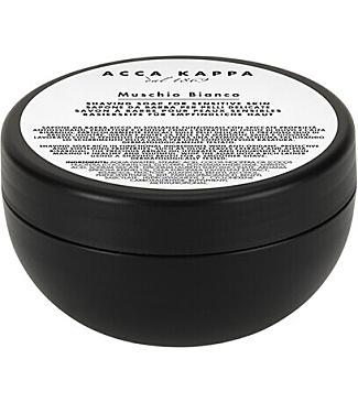 White Moss Shaving Soap for Sensitive Skin
