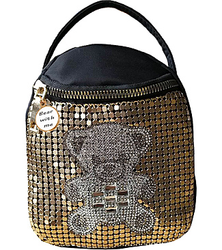 T Bear Black & Gold Mini