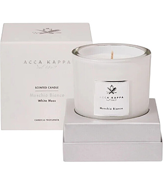 White Moss Scented Candle