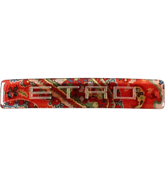Hair Pin with Printed Bi-Colour Logo