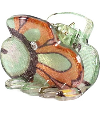 Little Hair Clip with Vitrified Silk
