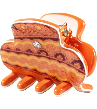 Little Hair Clip with Vitrified Silk