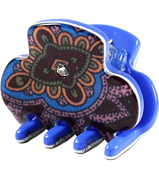 Little Hair Clip with Vitrified Silk