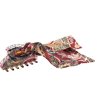Hair Clip With Silk Tails