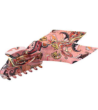 Hair Clip With Silk Tails