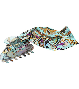 Hair Clip With Silk Tails