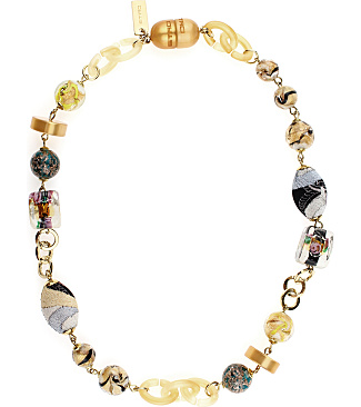 Olive Choker And Chain
