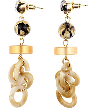 Olive Earring And Chain