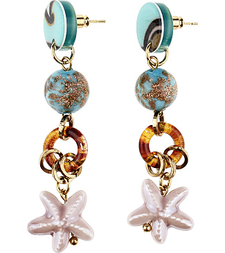 Turtle Chain Earring