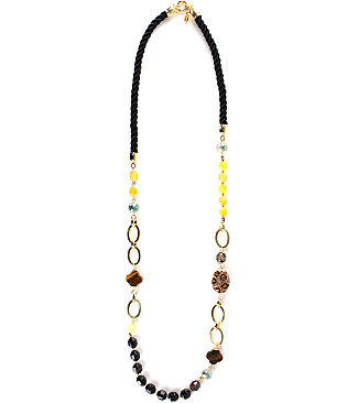 Cord Necklace With Beads
