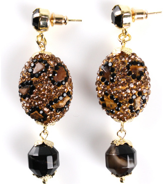 Earrings With Animalier Elements