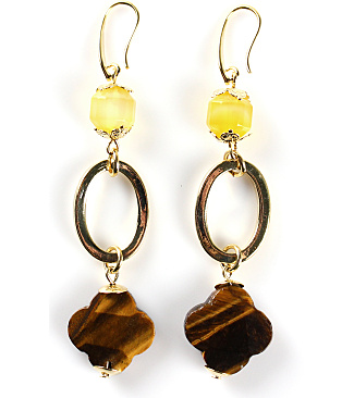 Earrings With Animalier Elements