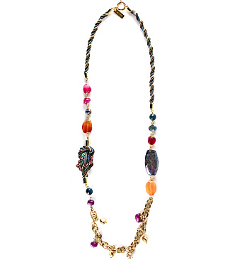 Choker With Lamй Cord