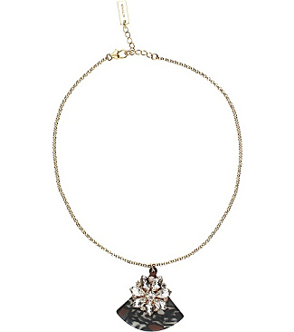 Choker With Fan Pendant