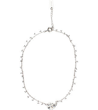 Simple Choker with Paisley and Strass