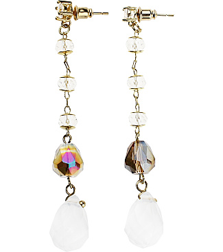 Earring With Crystal Drop