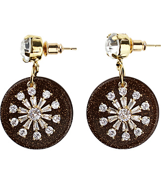 Earring With Resins And Star