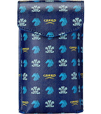 Travelling Pouch Hip Flask Blue 